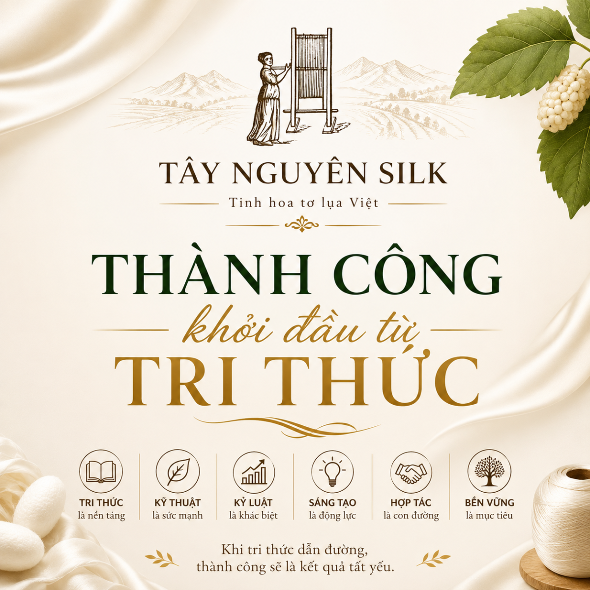 Thương hiệu tơ lụa Tây Nguyên