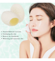 Vỏ Kén Tằm Massage Chăm Sóc Da Mặt