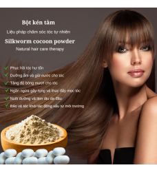Pure Silk Powder – Bột Kén Tằm Chăm Sóc Tóc Hoàn Hảo Từ Thiên Nhiên