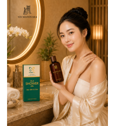 SILK SHOWER GEL – GEL TẮM TƠ TẰM DƯỠNG ẨM, LÀM SẠCH VÀ LÀM MỊN DA