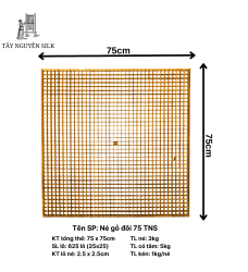 NÉ GỖ ĐÔI 75 TNS - GỖ BẠCH ĐÀN ĐỎ