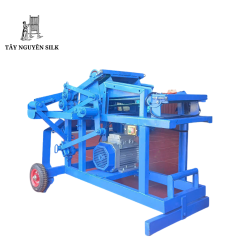 MÁY BĂM LÁ DÂU TẰM CON TRỤC KHUỶA