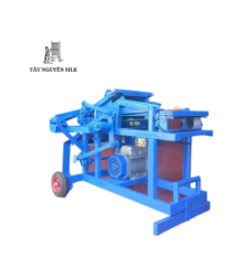 MÁY BĂM LÁ DÂU TẰM CON TRỤC KHUỶA
