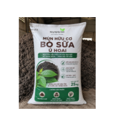 PHÂN MÙN BÒ SỮA Ủ HOAI CHO CÂY DÂU TẰM