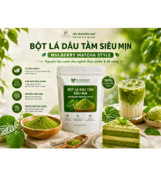 BỘT LÁ DÂU TẰM SIÊU MỊN – MULBERRY MATCHA NGUYÊN LIỆU CHO NGÀNH THỰC PHẨM VÀ ĐỒ UỐNG