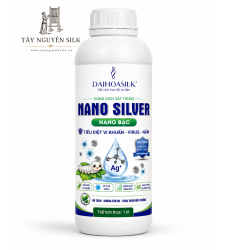 NANO SILVER 500PPM - DUNG DỊCH SÁT TRÙNG KHI ĐANG NUÔI TẰM