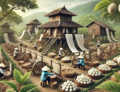 Ngành trồng dâu nuôi tằm đóng góp lớn vào sự phát triển kinh tế ở vùng nông thôn Việt Nam
