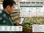 NGƯỜI NUÔI TẰM ĐANG BƯỚC VÀO THỜI ĐẠI AI: CƠ HỘI LỚN NHƯNG CẦN CẨN TRỌNG VỚI THÔNG TIN SAI