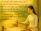 BÀI THƠ DÁNG LỤA BÊN SÔNG